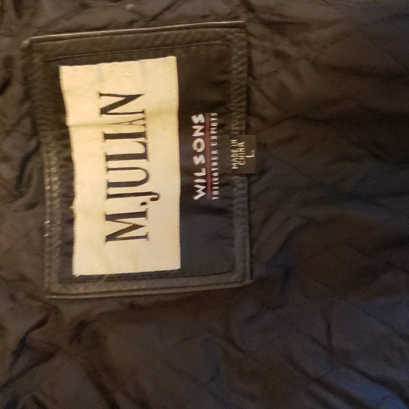 M. Julian mens leather jacket - Picture 3 of 3